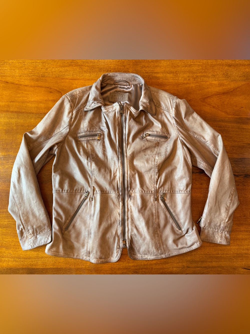 BIBA Germany Genuine Lambskin Leather Jacket